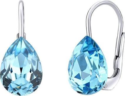 Silvego Silver earrings withue Swarovski ® Crystals SILVEGOVSW080E (925 Sterling Silber)