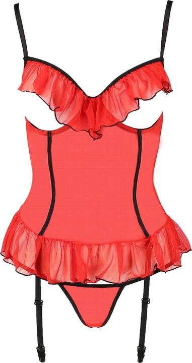 Image du produit Passion Guêpière seins nus Cherry - - XXL/3XL - Rouge (3XL)