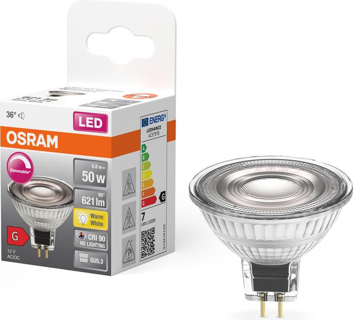 Actual product image Osram Superstar Mr16 (GU5.3, 6.80 W, 621 lm, 1 x, G)