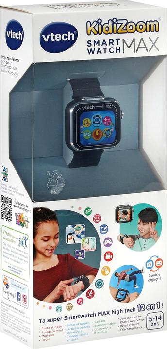 Actual product image VTech KidiZoom Smartwatch MAX noire