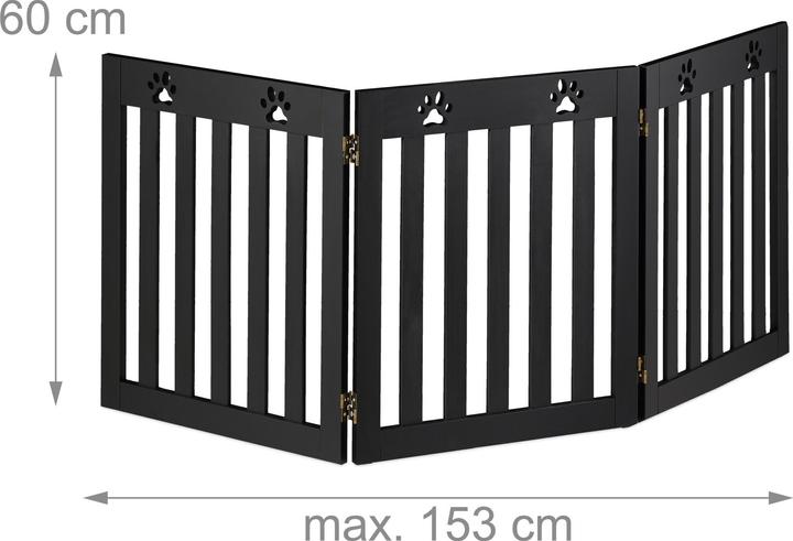 Relaxdays Barrière pour chiens (2 cm)