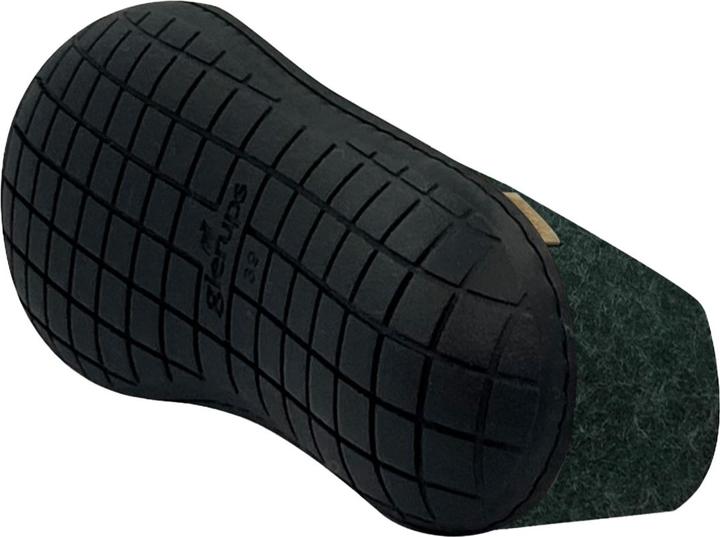 Actual product image Glerups Natural rubber sole black slipper (35)