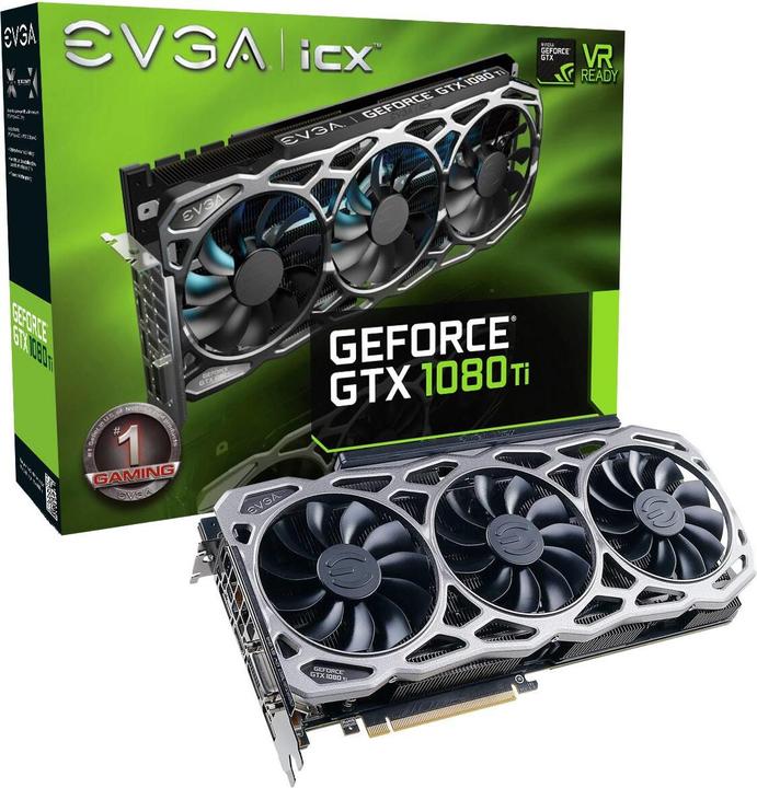 Produktbild EVGA GeForce GTX 1080 Ti FTW3 Gaming (11 GB)