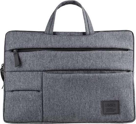 Produktbild Uniq torba Cavalier laptop Sleeve 15 szarymarl grey (15", Universal)