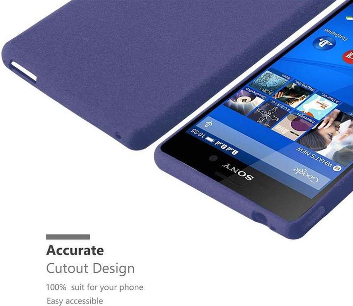 Actual product image Cadorabo TPU Frosted Cover (Sony Xperia M4 Aqua)