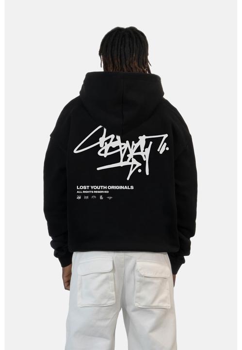 Immagine prodotto Lost Youth FELPA CON CAPPUCCIO "GRAFFITI" - 21655 (5XL)