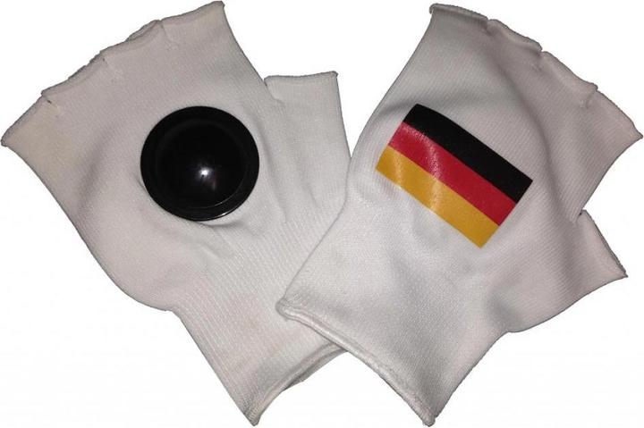 Produktbild trends4cents Clip-Clappers Klatsch Handschuhe mit Deutschland Fahne Gr. Uni Fanartikel mit Fahne