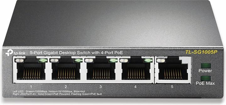 TP-Link Tl-Sg1005p (5 Ports)
