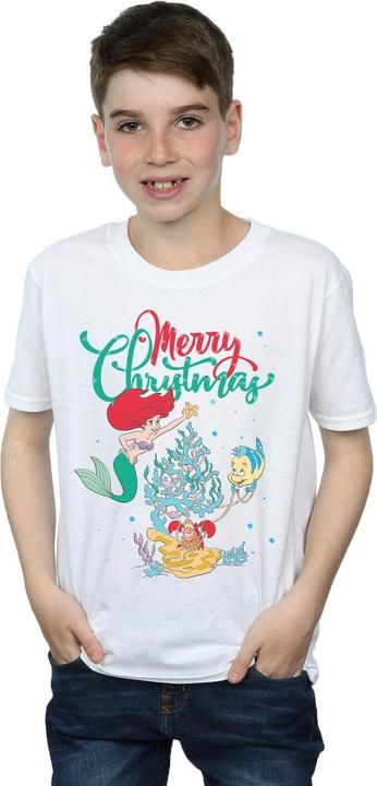Produktbild Disney Princess Ariel Merry Christmas TShirt Jungen (140, 146)