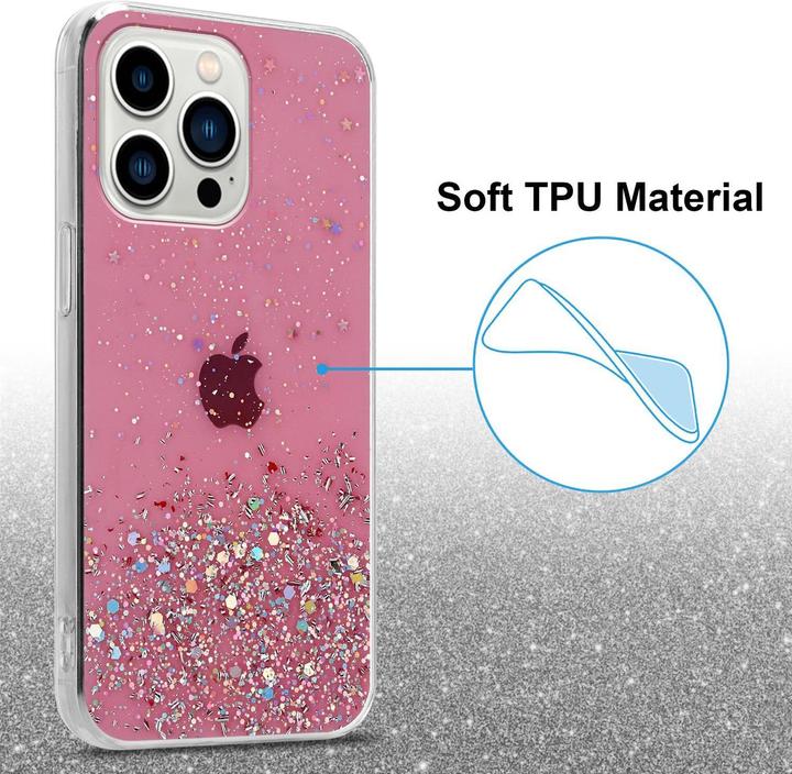 Produktbild Cadorabo TPU Cover funkelnder Glitter (Apple iPhone 13 Pro)