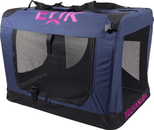 Actual product image Eukanuba Pet Soft Crate, 49.5x34.5x35 cm, bl/sort S (Cat)
