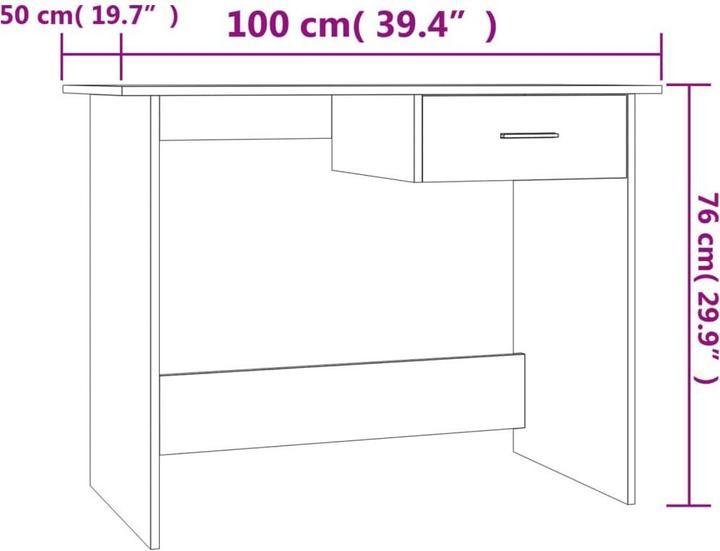 Actual product image VidaXL Cesarina (100 x 50 x 76 cm)