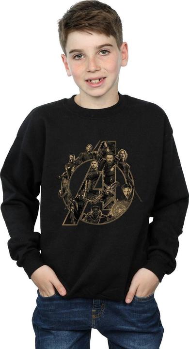 Immagine prodotto Avengers Infinity War Logo Felpa Ragazzi (128)