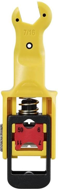 Immagine prodotto Tru Components TC-11992200 Spelafili per cavo coassiale RG 59/6/7/11 Lunghezza della spelatura (Cavi antenna)