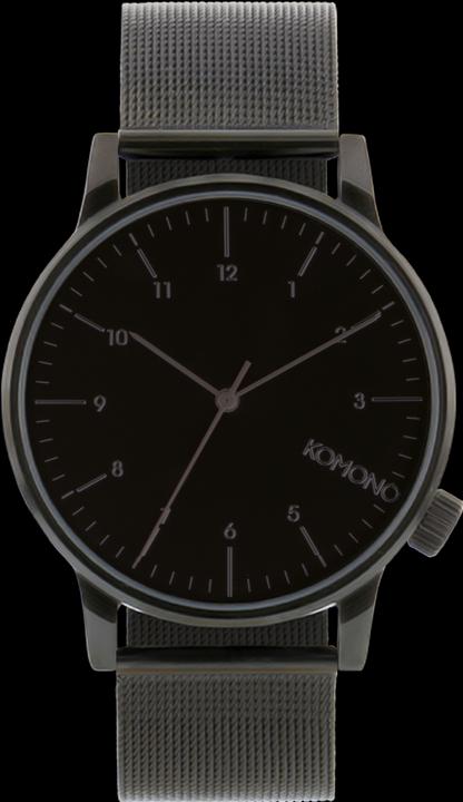 Actual product image Komono Winston' Watch - Royal Black (41 mm)