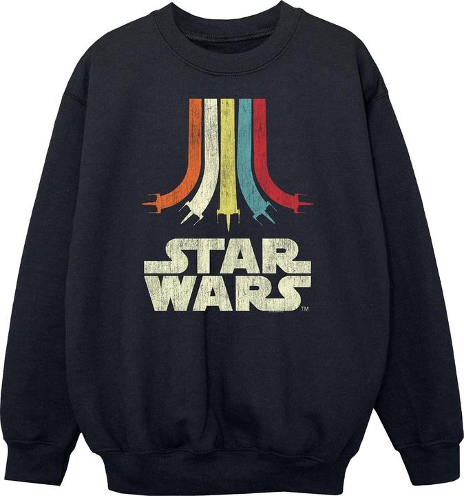 Star Wars Boys Retro Rainbow Cotton Sweatshirt (116)