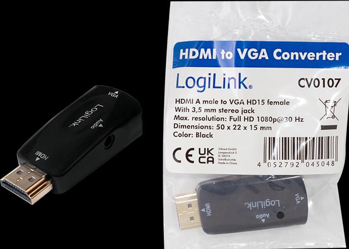 Produktbild LogiLink CV0107 (HDMI, 5 cm)