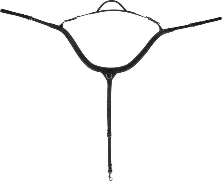 Qhp Jagdhalsband für Pferde mit Griff