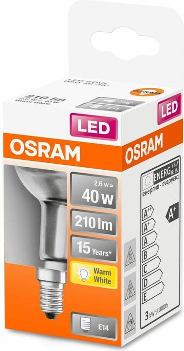Immagine prodotto Osram Star R50 (E14, 2.60 W, 210 lm, 1 x, F)