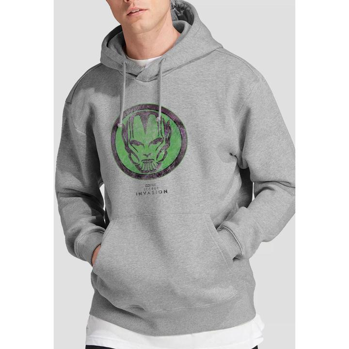 Actual product image Mens Secret Invasion Badge Hoodie (S)