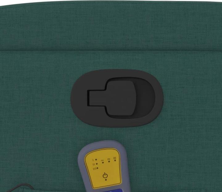 Image du produit VidaXL Fauteuil de massage vert foncé Tissu,Couleur : vert foncé,Matériaux