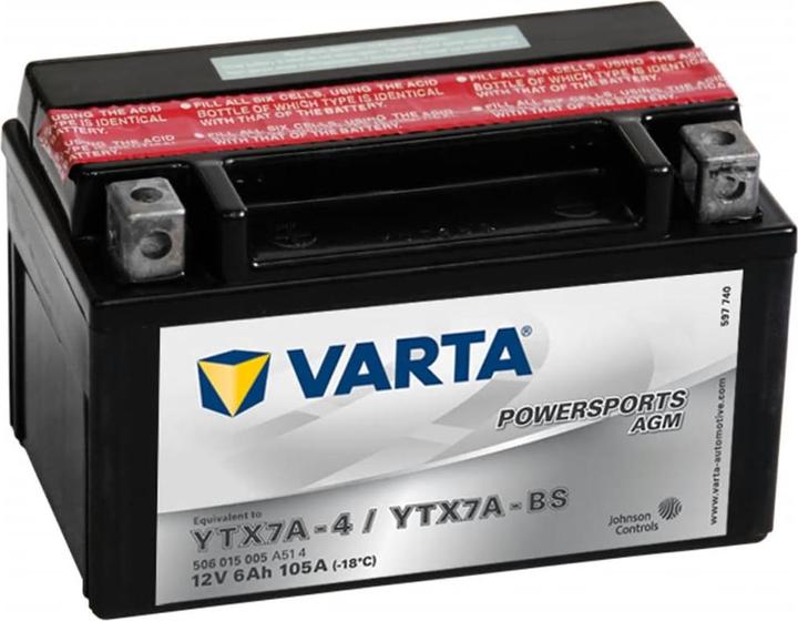 Immagine prodotto Varta Powersports (12 V, 6 Ah, 105 A)