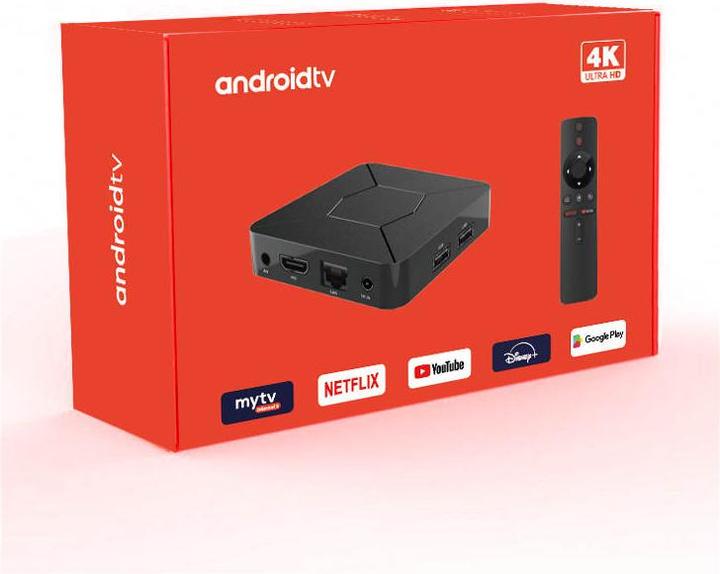 Produktbild PhoneLook Smart mini Android TV Streaming Box Q5 HDMI 4K Ultra HD + Fernbedienung und Miracast & Google Assist (8 GB, Android 11)