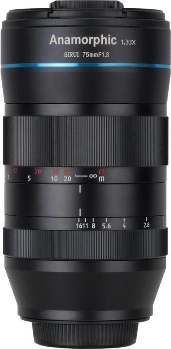 Sirui Focale fixe 75 mm F1.8 anamorphique (Micro Four Thirds, Micro Four Thirds)