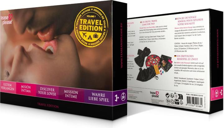 Produktbild tease & please Wahre Liebe Spiel Teil 1 Reise Edition (Brettspiel, Deutsch, Spanisch, Französisch, Englisch)