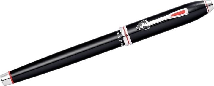 Actual product image Cross Fountain pen Townsend Scuderia Ferrari black lacquer M gift box (Black, 1 x)