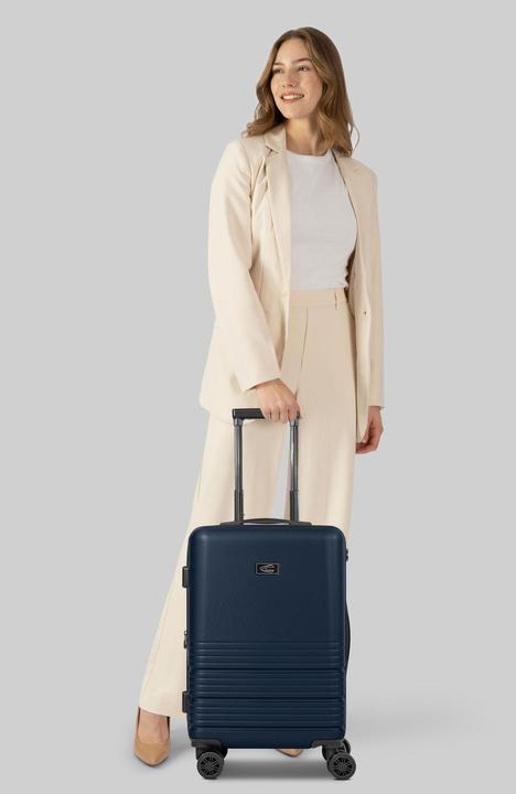 Immagine prodotto Camel Active Hanoi 4 Rollen Kabinentrolley S 56 cm mit Dehnfalte (38 l, Bagaglio a mano (fino a 50 litri))