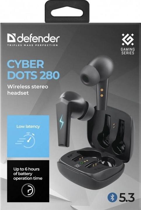 Actual product image Defender CYBERDOTS 280 wireless gaming in-ear headphones (Wireless)