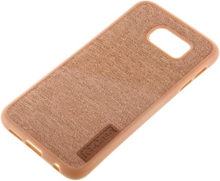 Produktbild OEM Silicone Case Textile for Samsung S6 brown (Samsung Galaxy S6)