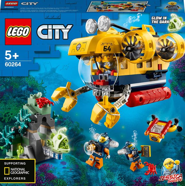 Actual product image LEGO Marine research submarine (60264, LEGO City)