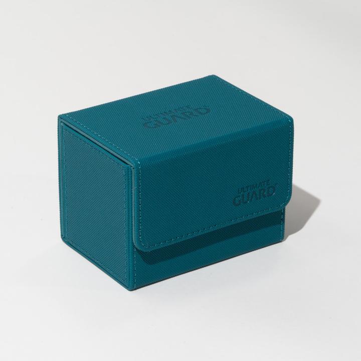 Produktbild Ultimate Guard Kartenbox XenoSkin Sidewinder Monocolor 80+ Petrolblau