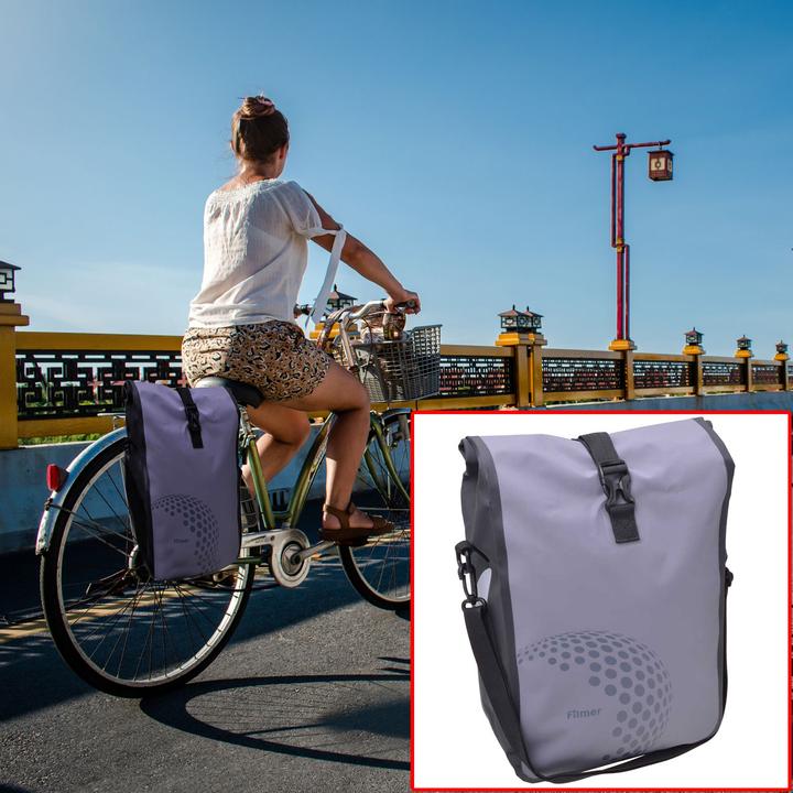 Produktbild Filmer Velotasche fÃ¼r den GepÃ¤cktrÃ¤ger (16 l, Gepäckträgertasche)