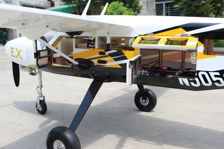 Immagine prodotto Seagull Models cessna 208 grand caravan ex 85" 45cc nero/giallo