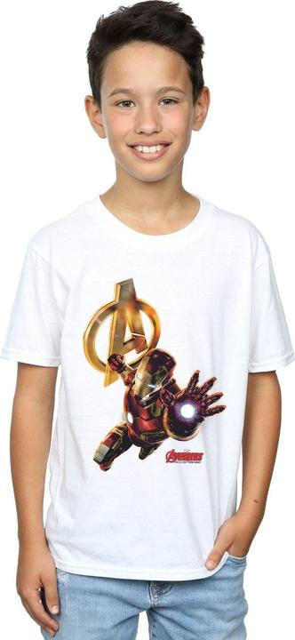 Immagine prodotto Iron Man Pose Maglietta Ragazzi (152, 158)