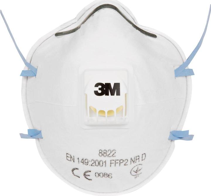Produktbild 3M Atemschutzmaske 8822 (FFP2, 10 x)