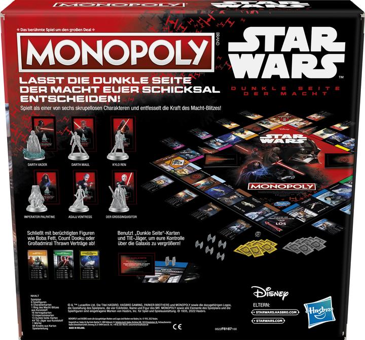 Produktbild Monopoly : Disney Star Wars Dunkle Seite der Macht (Deutsch)