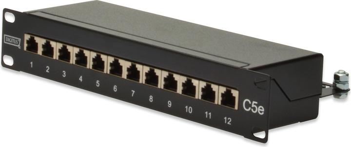 Actual product image Digitus Patch Panel 25.4cm 10inch Cat5e 12-Port shielded