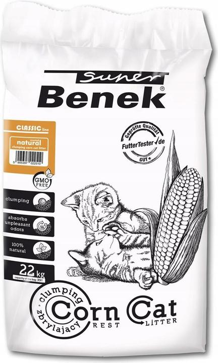 Produktbild Super Benek Corn Classic (Klumpend, Nicht staubend, 22 kg)