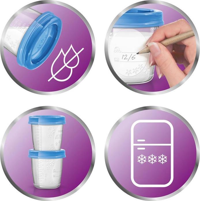Actual product image Philips Avent Muttermilchbehälter
