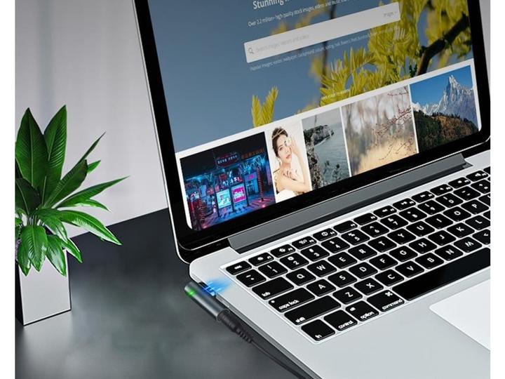 Produktbild PowerGuard DC Barrel zu MagSafe 1 Adapter 90 Grad für MacBook Pro, Air (85 W)