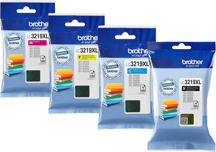 Produktbild Brother Original LC3219XL SET Multipack / Set mit allen vier Farben (M, C, Y, BK)