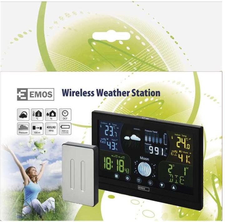 Immagine prodotto Emos Stazione meteo wireless E6018
