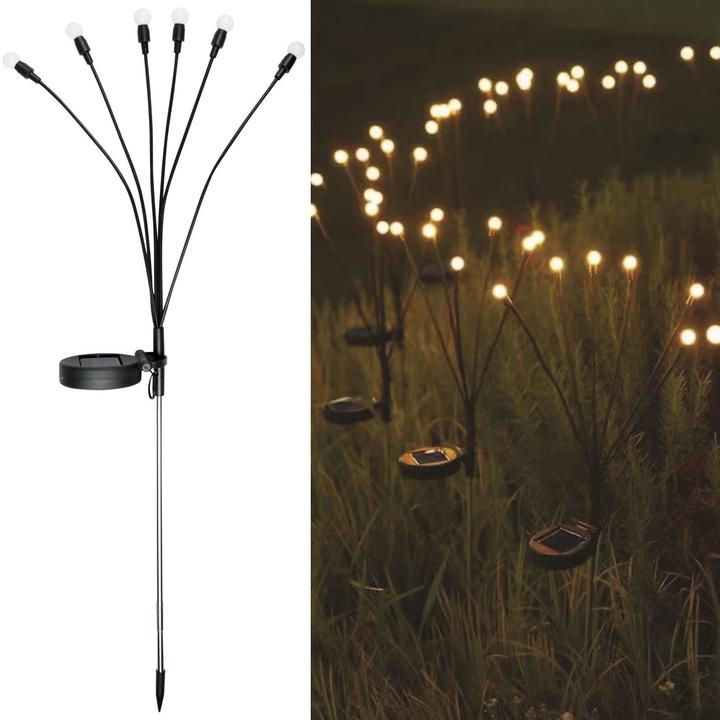 Immagine prodotto Benson Garden Lampada da giardino solare 6 sfere flessibili (IP44)