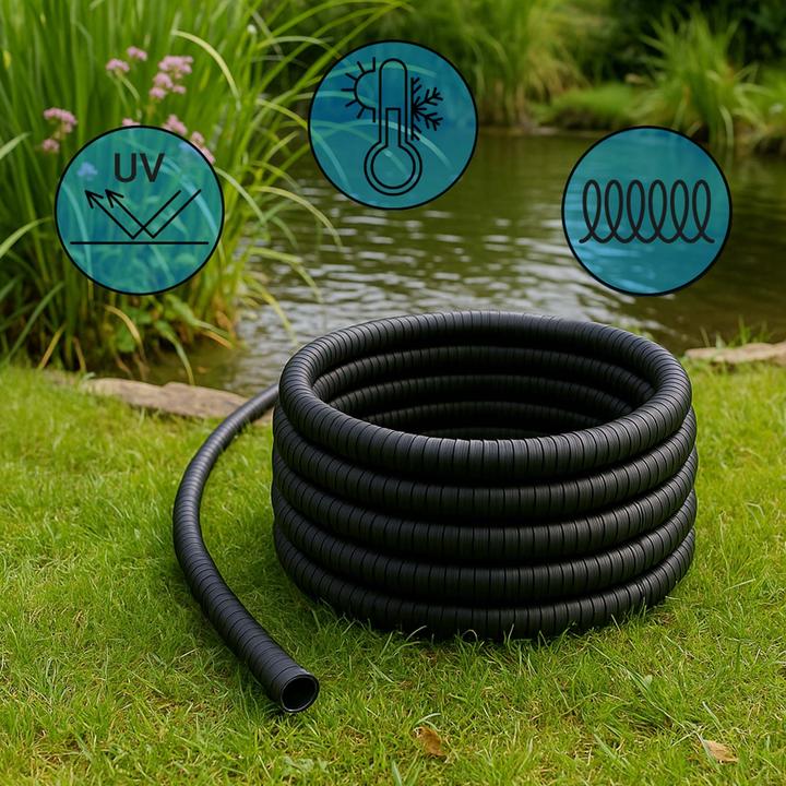 Produktbild Wiltec 5m Förderschlauch Spiralschlauch 40mm (1 1/2") Saugschlauch