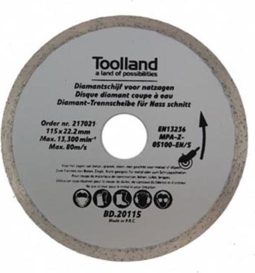 Velleman DISQUE DE DIAMANT - 115 mm - EN CONTINU