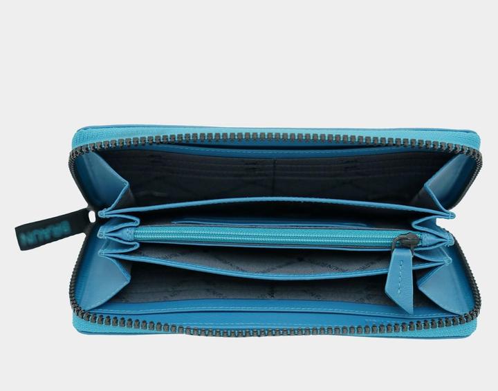 Actual product image Braun Büffel Capri wallet RFID protection leather 19 cm
